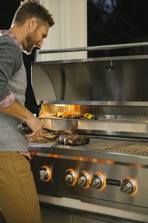 Coyote S-Series 36" Stainless Steel Built-In Liquid Propane Gas Grill - Image 5