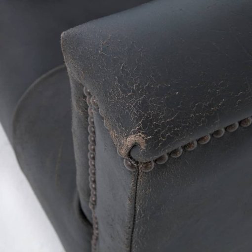 Four Hands Destroyed Black Maxx Swivel Chair - Image 5