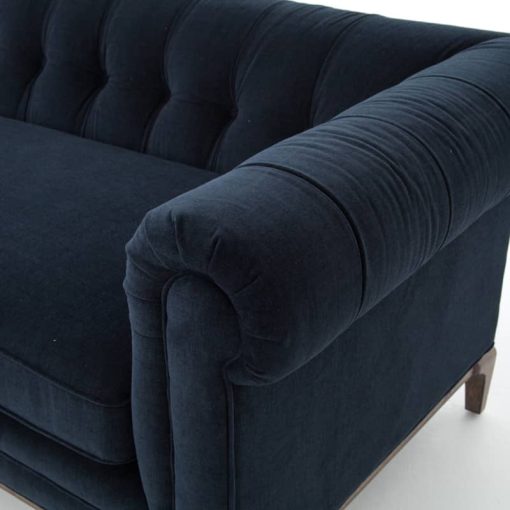 Four Hands Plush Navy Banks Griffon Sofa - Image 5
