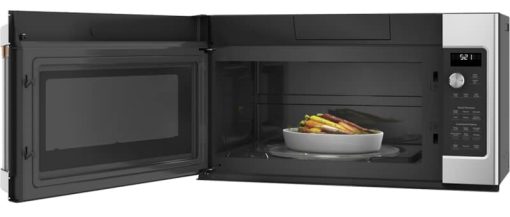 Cafe 2.1 Cu. Ft. Stainless Steel With Brushed Stainless Over-The-Range Microwave Oven - Image 2