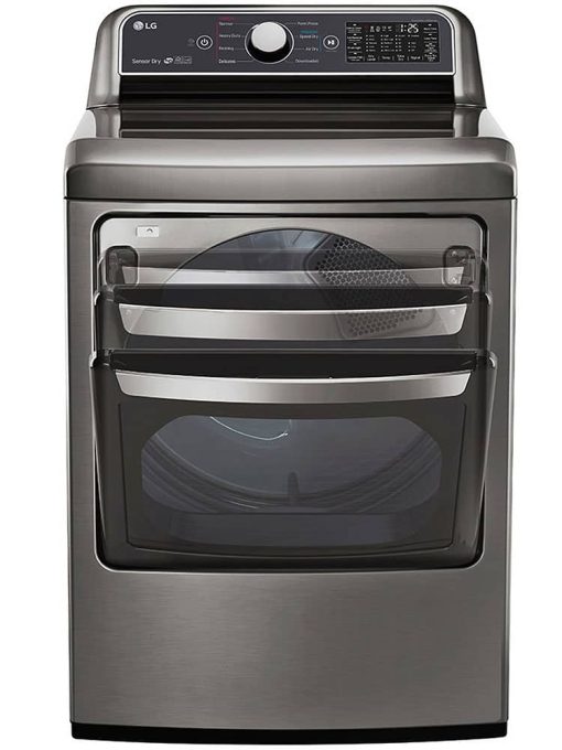 LG 7.3 Cu. Ft. Graphite Steel Smart Wi-Fi Enabled Gas Dryer With Sensor Dry Technology - Image 5