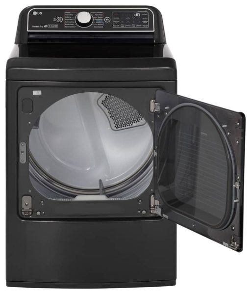 LG 7.3 Cu. Ft. Black Steel Gas Dryer With TurboSteam - Image 5