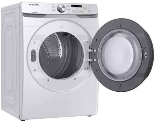 Samsung ADA 7.5 Cu. Ft. White Front Load Electric Long Vent Dryer With Sensor Dry - Image 5