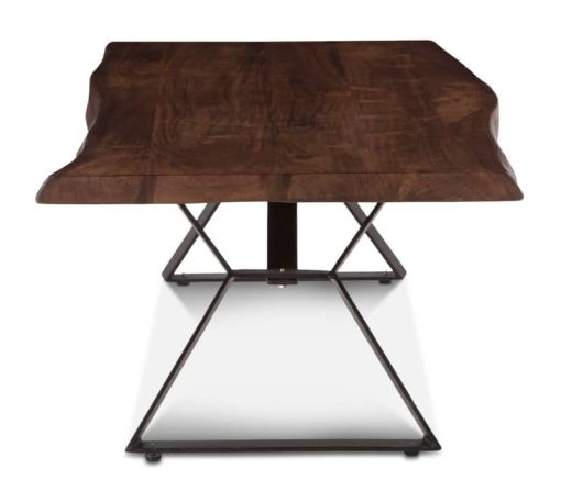 Home Trends & Design London Loft 54" Walnut Coffee Table - Image 5