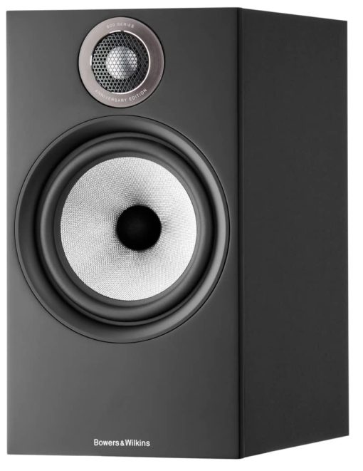 Bowers & Wilkins 600 Series 606 S2 Anniversary Edition Matte Black 2-Way Stand-Mount Loudspeaker System (Pair) - Image 4