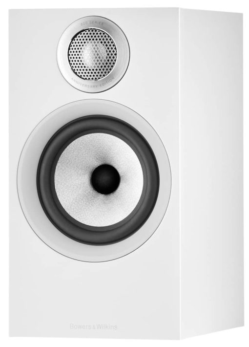 Bowers & Wilkins 600 Series 607 S2 Anniversary Edition Matte White 2-Way Stand-Mount Loudspeaker System (Pair) - Image 4