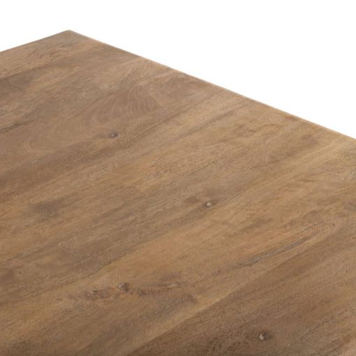 Home Trends & Design San Rafael 84"  Antique Oak Rectangle Dining Table - Image 5