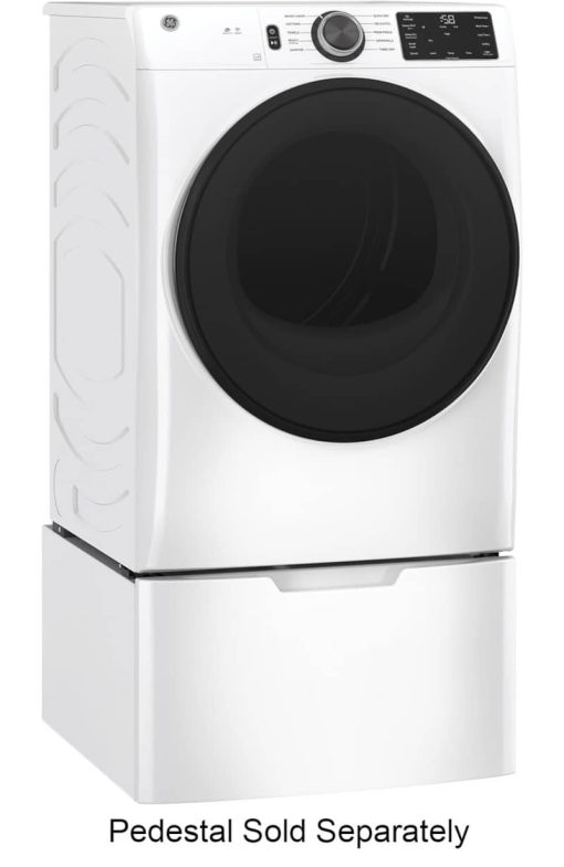GE ADA 7.8 Cu. Ft. White Smart Front Load Gas Dryer With Sanitize Cycle - Image 5
