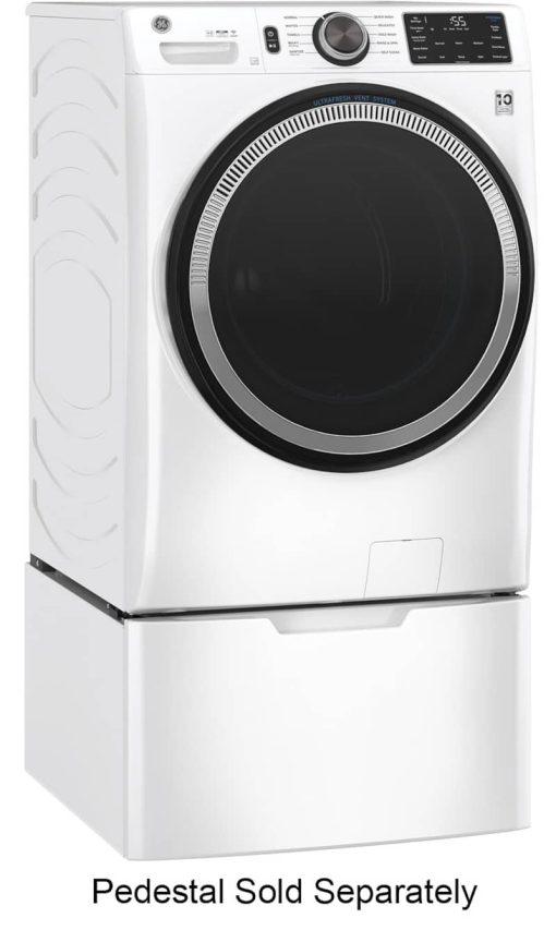 GE ADA 4.8 Cu. Ft. White Smart Front Load ENERGY STAR Washer With UltraFresh Vent System With OdorBlock And Sanitize W/ Oxi - Image 5