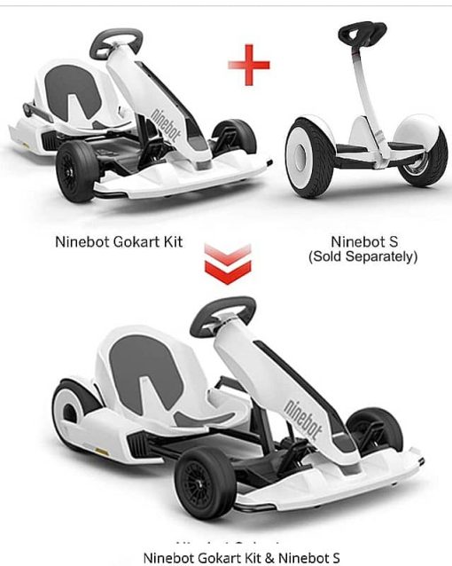 Segway Ninebot S Gokart Conversion Kit White - Image 5