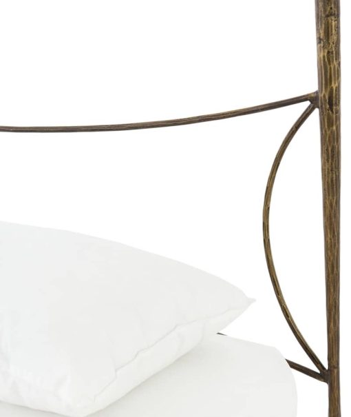 Four Hands Element Collection Westwood Antique Brass Queen Bed - Image 5
