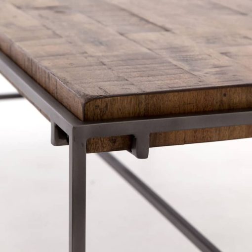 Four Hands Harmon Collection Simien Gunmetal Coffee Table - Image 5