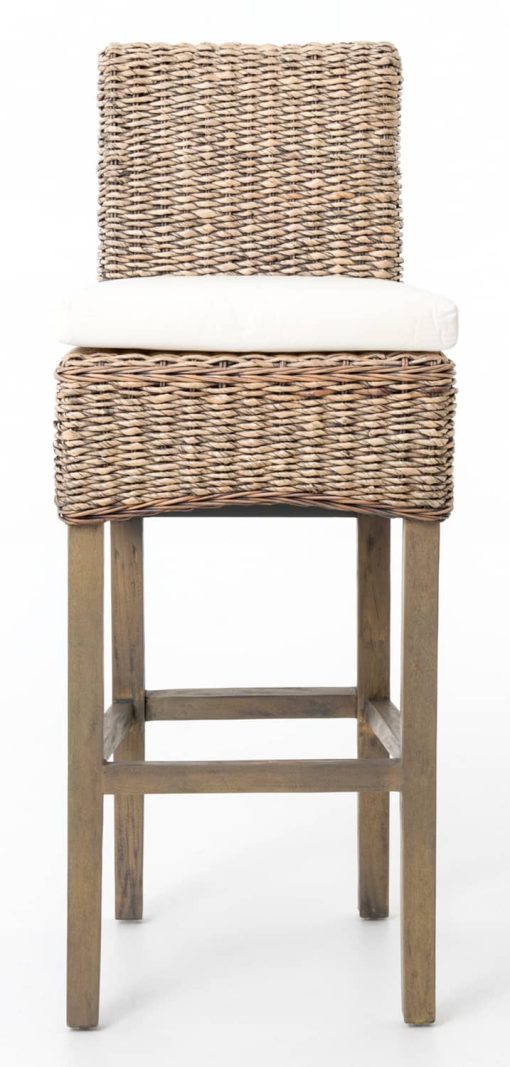 Four Hands Grass Roots Collection Banana Leaf Counter Stool - Image 5