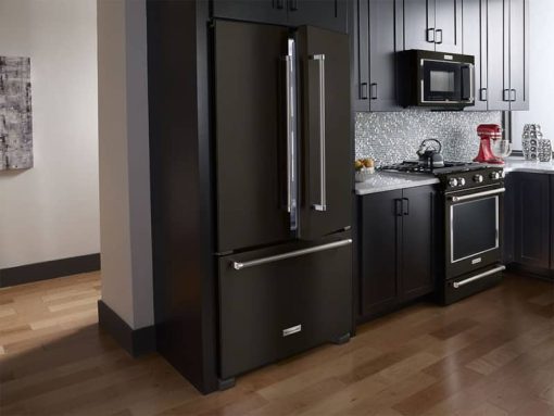 KitchenAid 30" PrintShield Black Stainless Steel Over-The-Range Microwave Oven - Image 5