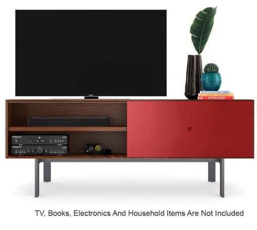 BDI Margo 5229 Toasted Walnut And Cayenne Credenza - Image 5
