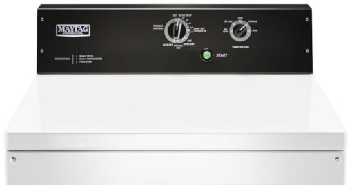 Maytag 7.4 Cu. Ft. White Commercial-Grade Residential Gas Dryer - Image 5