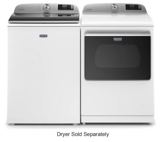Maytag 5.2 Cu. Ft. White Smart Capable Top Load Washer With Extra Power Button - Image 5