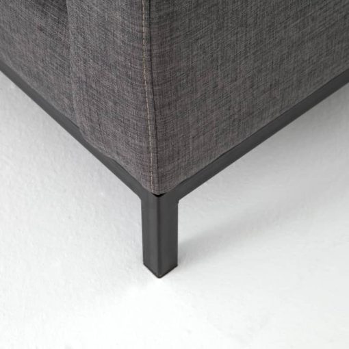 Four Hands Bennett Charcoal Grammercy 2 Pc Sectional Left Arm Chaise - Image 5