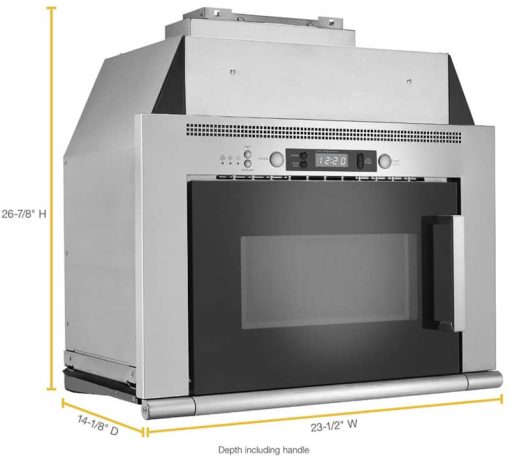Whirlpool 0.8 Cu. Ft. Heritage Stainless Steel Microwave Hood Combination - Image 5