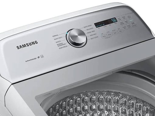 Samsung 5 Cu. Ft. White Top Load Washer With Active WaterJet - Image 5