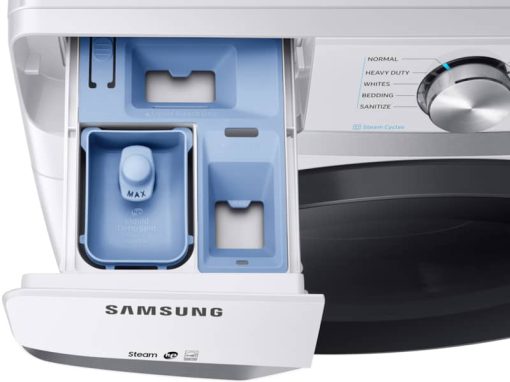 Samsung 4.5 Cu. Ft. White Front Load Washer With Steam - Image 5