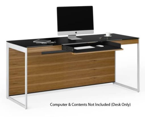 BDI Sequel 20 6101 Walnut And Satin Nickel Desk - Image 5