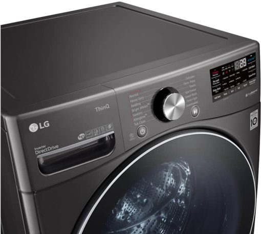 LG 5 Cu. Ft. Black Steel Smart Wi-Fi Enabled Front Load Washer With TurboWash 360 And Built-In Intelligence - Image 5