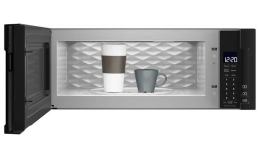 Whirlpool 1.1 Cu. Ft. Black Low Profile Microwave Hood Combination - Image 2