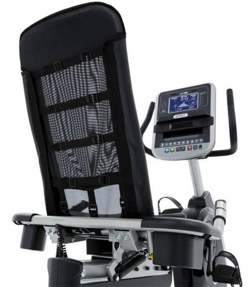 Spirit Fitness XBR55 Recumbent Bike With 7.5" Bright Blue Backlit LCD Screen - Image 5