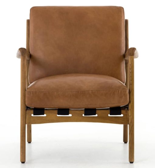 Four Hands Bishop Collection Patina Copper Silas Chair - Image 2