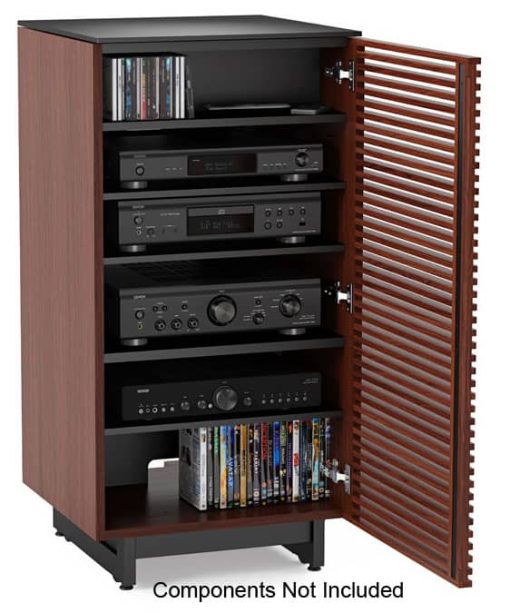 BDI Corridor 8172 Chocolate Stained Walnut Audio Tower - Image 5