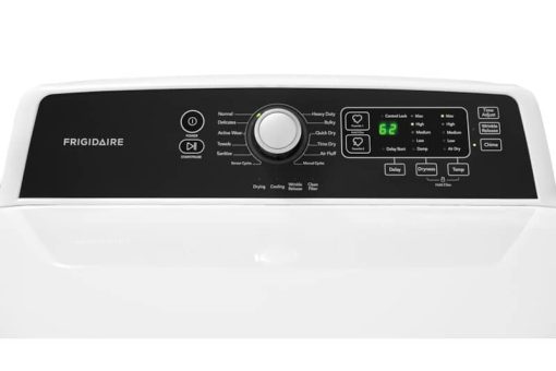 Frigidaire 6.7 Cu. Ft. White Freestanding Gas Dryer - Image 5