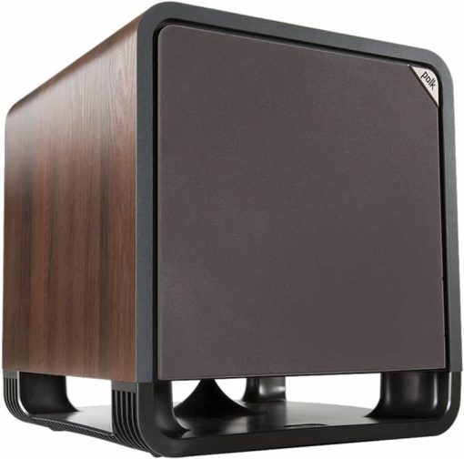 Polk Audio HTS 12" Powered Classic Brown Walnut Subwoofer - Image 2
