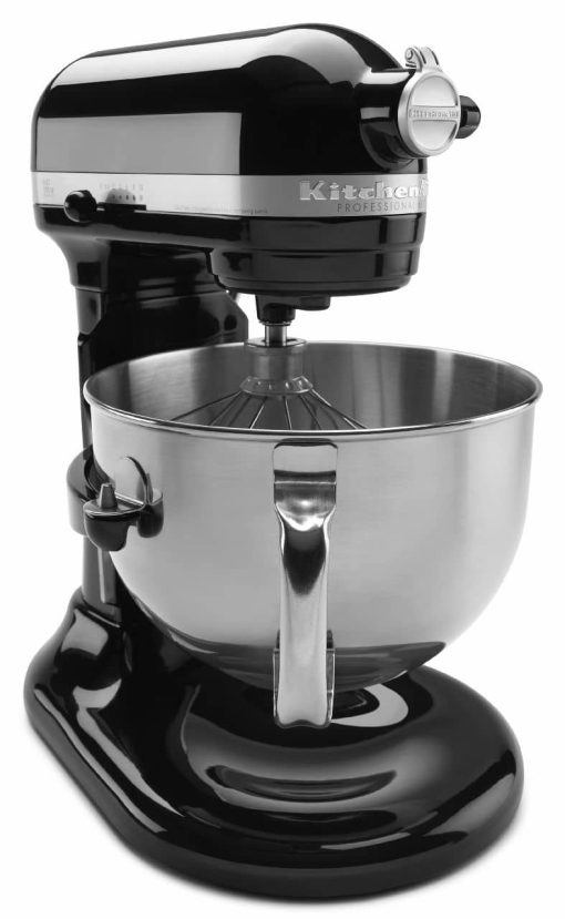 KitchenAid Professional 600 Series 6 Qt. Onyx Black Bowl-Lift Stand Mixer - Image 6