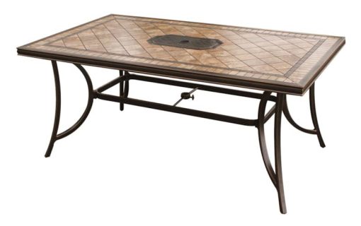 Hanover Monaco 7-Piece Outdoor Dining Patio Set with Umbrella - Image 5