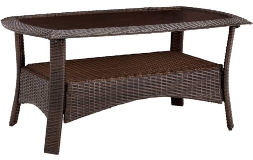 Hanover Strathmere 6-Piece Outdoor Lounge Patio Set In Ocean Blue - Image 6