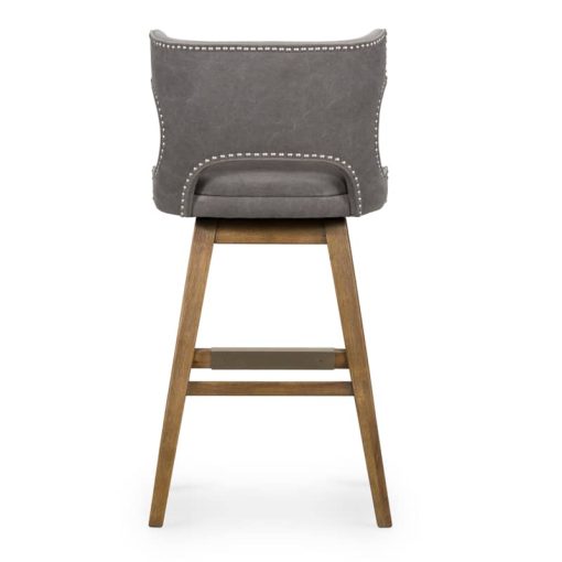 Four Hands Belfast Collection  Canvas Dark Moon Task Bar Stool - Image 6