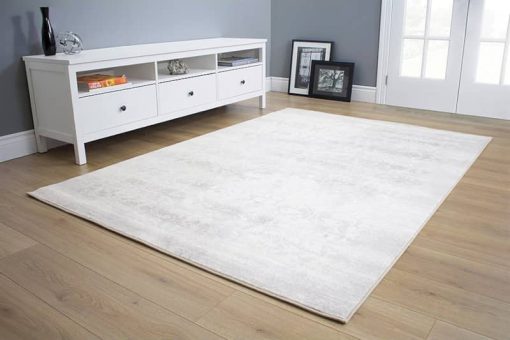 Kalora Intrigue 7'10" X 10'10" Grey Distressed Damask Rug - Image 6