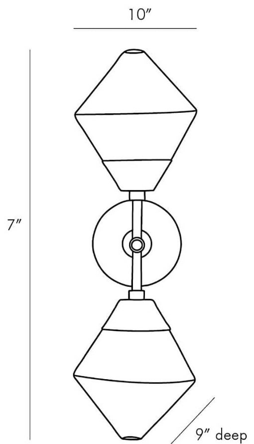 Arteriors Waits Aged Brass Outdoor Sconce - Image 6