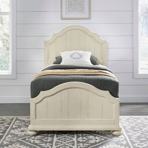 Homestyles Provence Antiqued White Twin Bed - Image 6