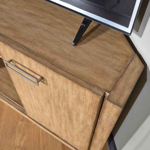 Homestyles Big Sur Oak Corner Entertainment Stand - Image 6
