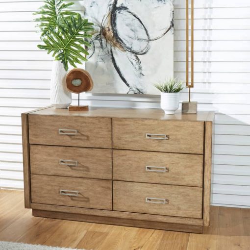 Homestyles Big Sur Oak 6-Drawer Dresser - Image 6
