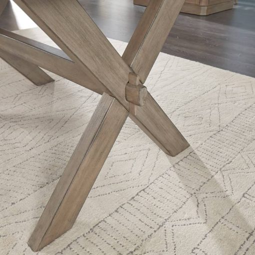 Homestyles Mountain Lodge Gray Trestle Dining Table - Image 4