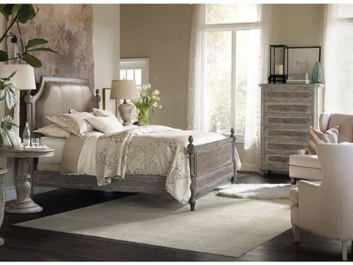 Hooker Furniture Bedroom Light Wood California King Poster Footboard 6/0-6/6 - Image 6