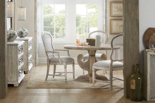 Hooker Furniture Dining Room Boheme Ascension 48" Wood Round Dining Table - Image 3