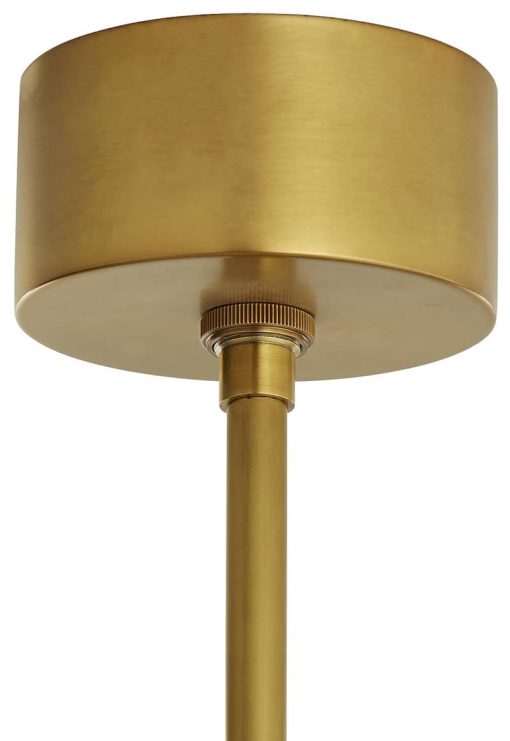 Arteriors Karrington Antique Brass Small Chandelier - Image 6