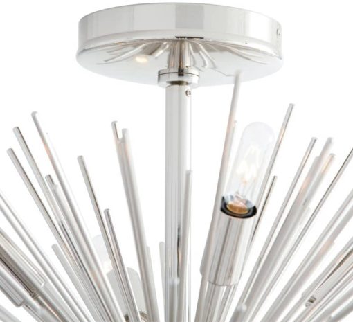 Arteriors Zanadoo Polished Nickel Fixed Chandelier - Image 6
