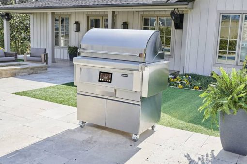 Coyote 36" Stainless Steel Freestanding Pellet Grill - Image 6