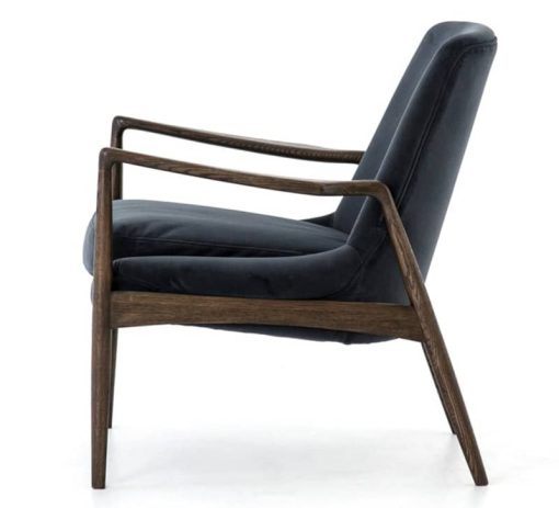 Four Hands Ashford Collection Modern Velvet Shadow Braden Chair - Image 6