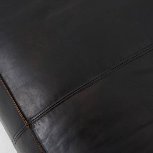 Four Hands Old Saddle Black 99" Nolita Reverse Stitch - Image 6